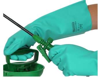 Găng tay chịu hóa chất NK Malaysia: bền, dai, mềm, không mùi khó chịu