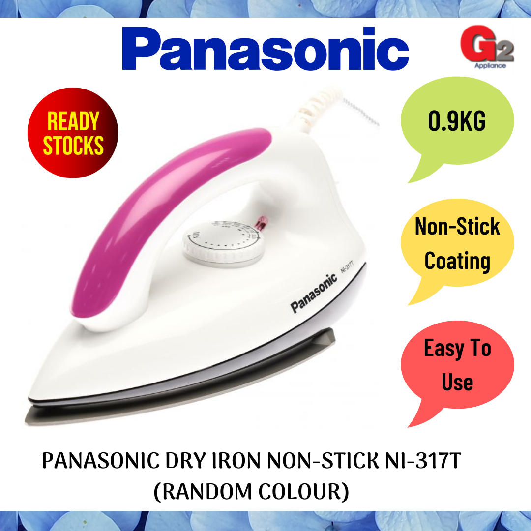 PANASONIC NON-STICK IRON NI-317T (RANDOM COLOR) [READY STOCK]