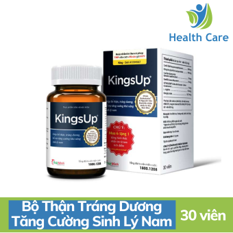 KINGSUP (Hộp 30 viên) - Giải pháp ưu việt giúp tăng cường sức khỏe sinh lý cho nam giới Việt [Kings up king up kingup]