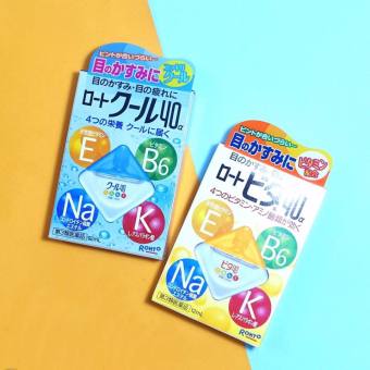 Nước nhỏ mắt Rohto bổ sung vitamin cho mắt 12ml nội địa Nhật