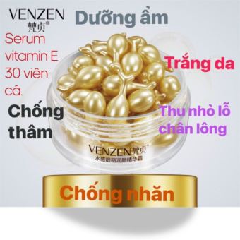 Tinh chất dưỡng da ️FREESHIP️ Tinh chất Venzen dạng viên nang dưỡng ẩm thu nhỏ lỗ chân - TH cosmetics