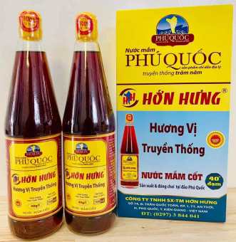 1 chai 700ml nước mắm PHÚ QUỐC ĐĂC SẢN KIÊN GIANG (nước mắm Hớn Hưng)