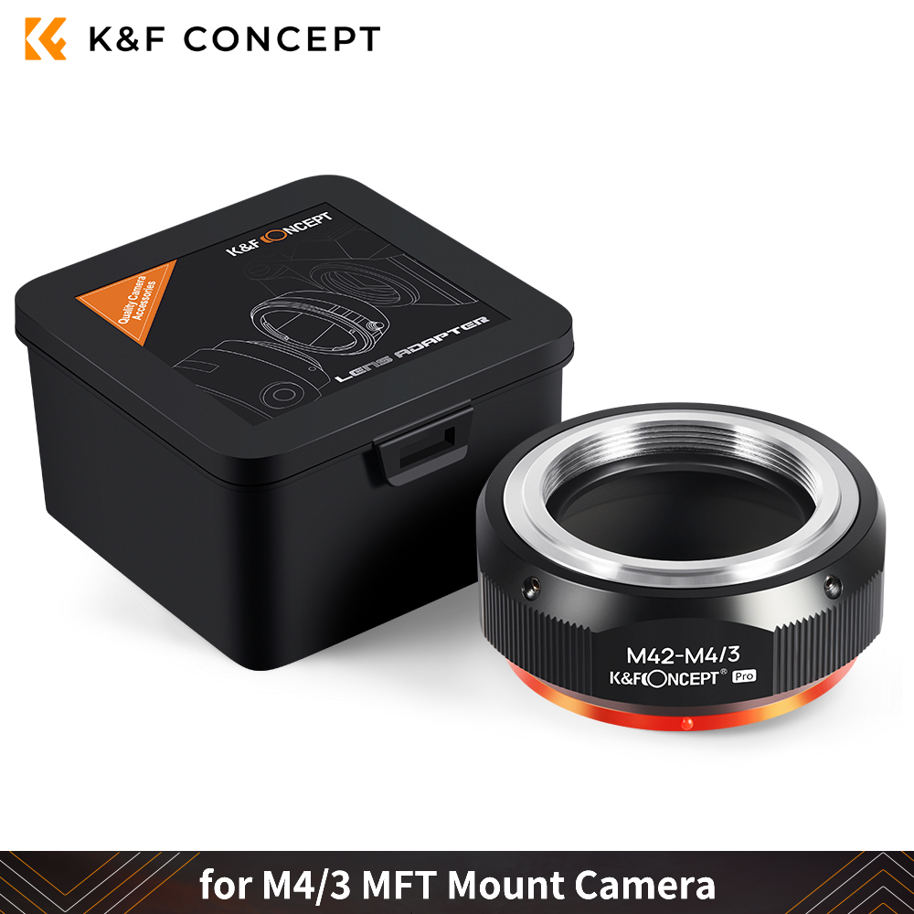 K&F Concept Leica M To Micro Four Thirds Lens Adapter – LM-M43, Aluminum, 1-Year Warranty, Open Box