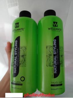1 cặp Uốn lạnh wellmate 500ml - dùng chuyên nghiệp để tạo kiểu tóc - uốn xoăn cho nam và uốn phòng chân tóc cho nữ - phulieutocthuduc