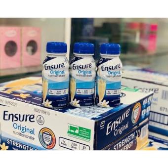 Thùng 24 chai sữa bột pha sẵn Ensure Original hương vani 237 ml