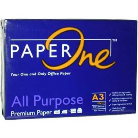 Giấy paper one 80gsm a3 500 tờ