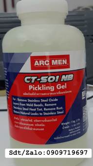 Dung dịch tẩy mối hàn inox CT501, thương hiệu: Arc Men, xuất xứ: Thái Lan, trọng lượng: 1kg/bình