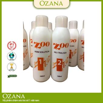 CẶP, THUỐC UỐN NÓNG, UỐN SETTING CAO CẤP ZOO 1000ML X 2 ZOO14 - An Phước