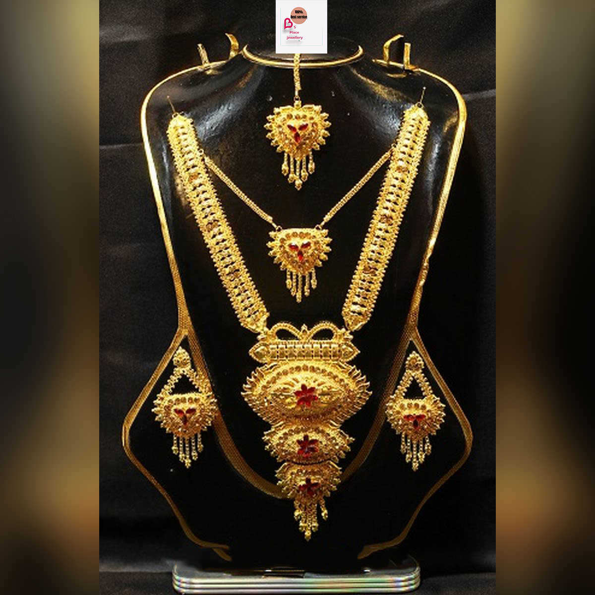 S PLACE JEWELLERY Gold Plated Sita Har 