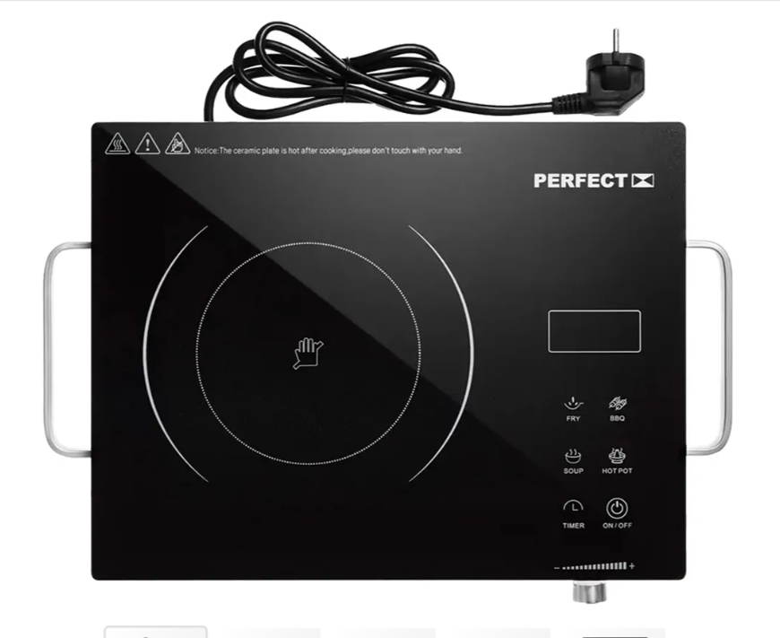 Bếp Hồng Ngoại PERFECT PF-BH82 Cao Cấp, Bếp Điện Chịu Nhiệt, Phù Hợp Mọi Loại Nồi, Công Suất Cao Nấu Nhanh, Tiết Kiệm Điện, Quạt Tản Nhiệt Làm Mát Nhanh Chóng, Dễ Vệ Sinh, BH 1 Năm, 1 Đổi