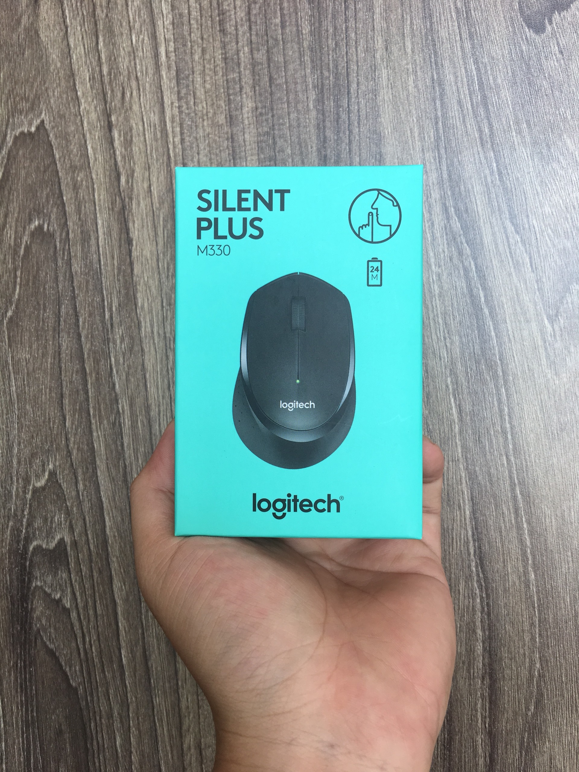 Chuột không dây logitech m330 silent plus - hàng chính hãng