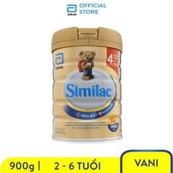 Sữa Bột Similac IQ Plus HMO số 4 hương Vanilla lon 900g