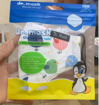Khẩu trang trẻ em vải 3D Dr. Mask