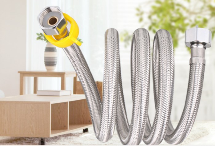 Dây cấp nước inox, dây cấp nước dành cho bình nóng lạnh, dây cấp nước bồn cầu lavabo bình nóng lạnh