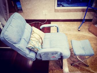 Ghế sofa lười kèm đôn Hahoo - Ghế lười salon tặng kèm ghế đôn