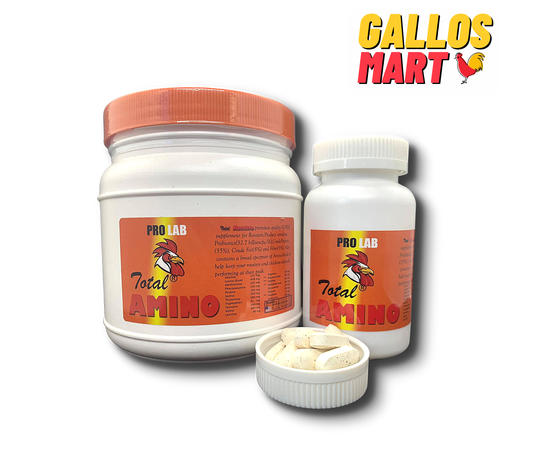 TOTAL AMINO. PROLAB 50 VIÊN - CHUYÊN NUÔI TƠ HOẶC TRONG CHẾ ĐỘ: NỞ KHUNG, THỂ LỰC TỐT KHÔNG GÂY NÓNG CHO CHIÊ.N KÊ.