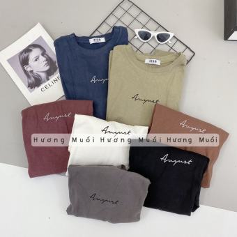 Áo thun chữ kí - phông 3158 chất dày