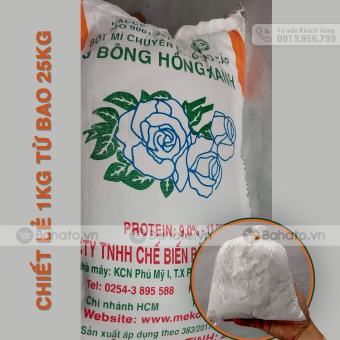 Bột mì 3 bông hồng xanh gói 1kg (chiết từ bao 25kg)