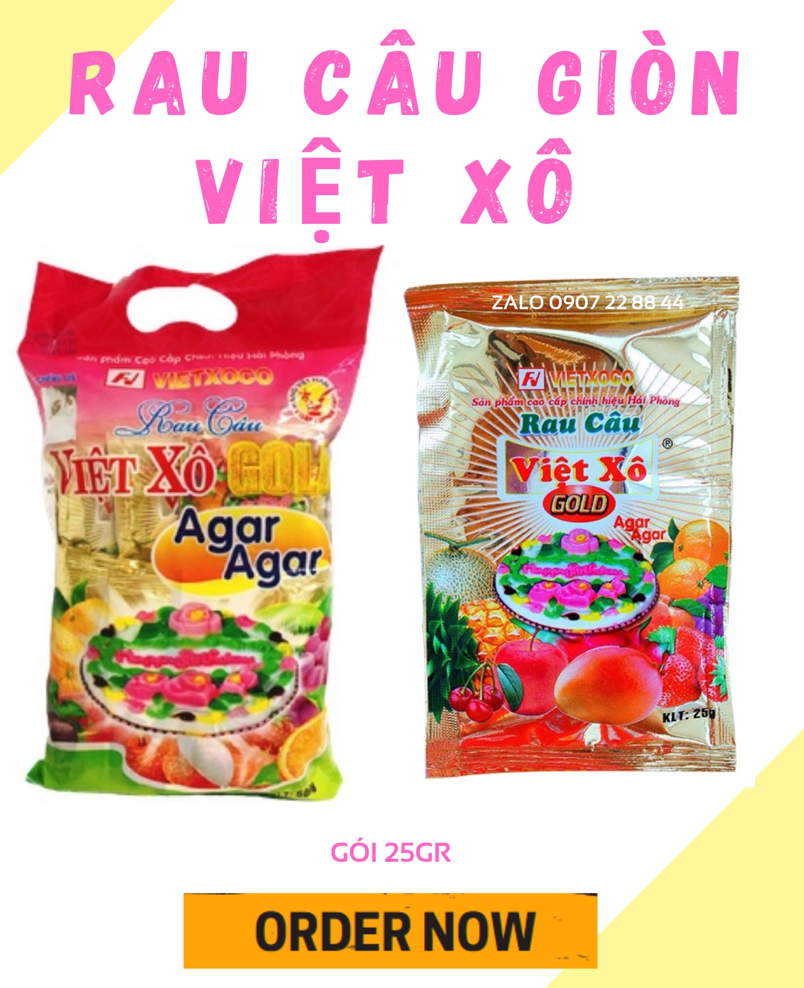 Rau Câu Viêt Xô Agar