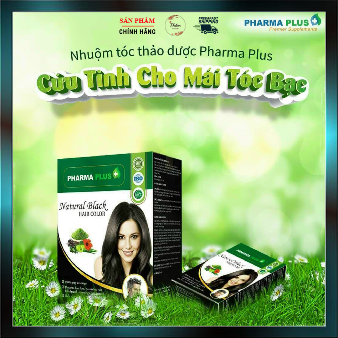 Nhuộm tóc thảo dược Pharma Plus