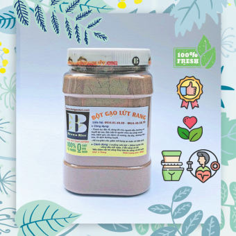 Bột gạo lứt giảm cân Brown Rice (Hộp 800gr) Rang tay thực dưỡng