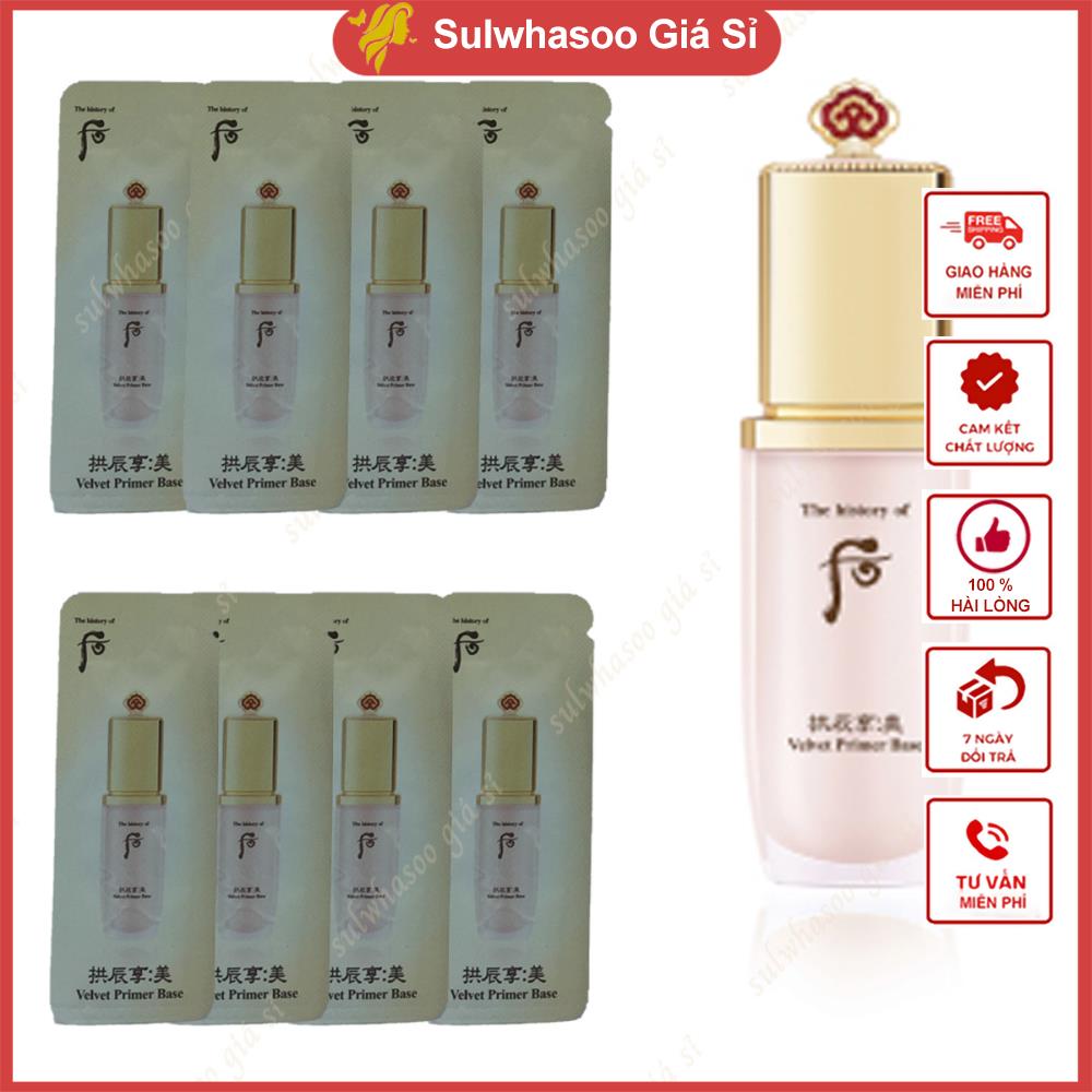 Whoo Velvet Primer Base Kem lót ngọc trai whoo mẫu mới 1ml sulwhasoogiasi