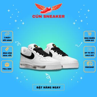 Giày thể thao AF1 trắng hoa cúc đế sơn Full Box, Giày sneaker ulzzang Air Force 1 hoa cúc full sz nam nữ kèm pk