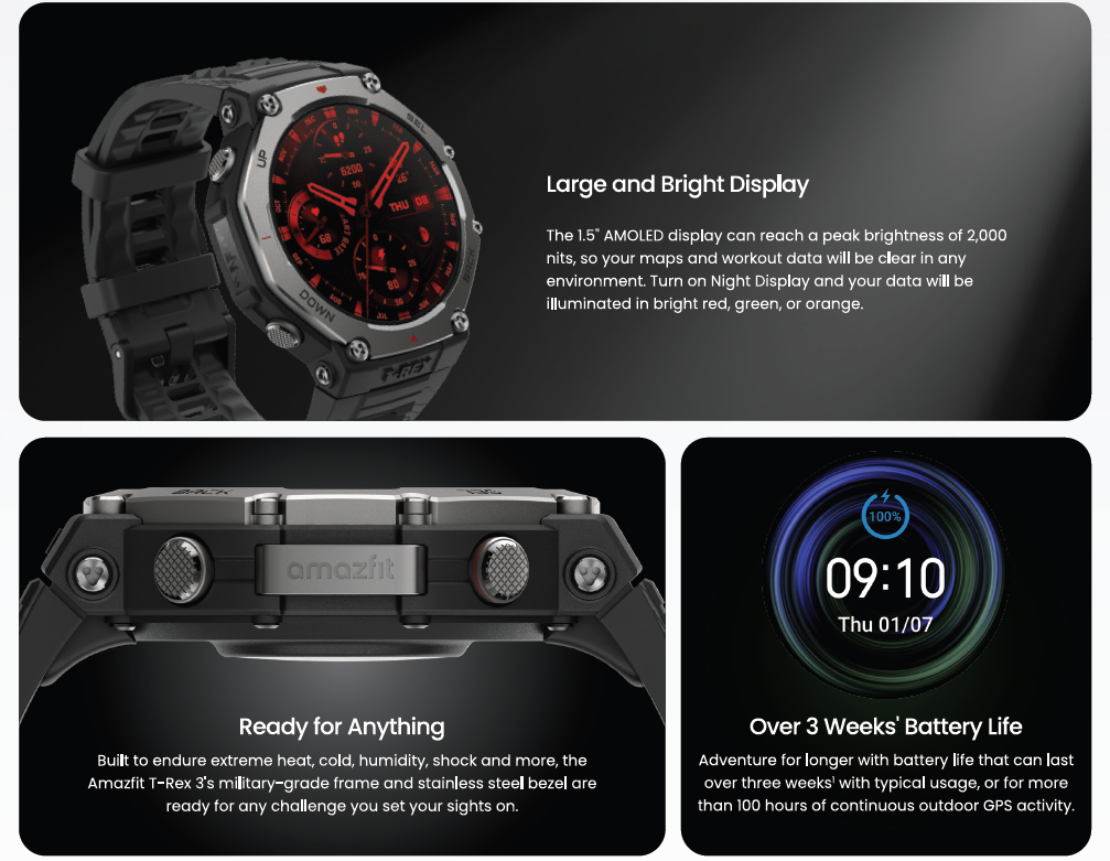 Rex Pro Amazfit T Rex Vs Samsung Galaxy Watch Amazfit T Rex Pro