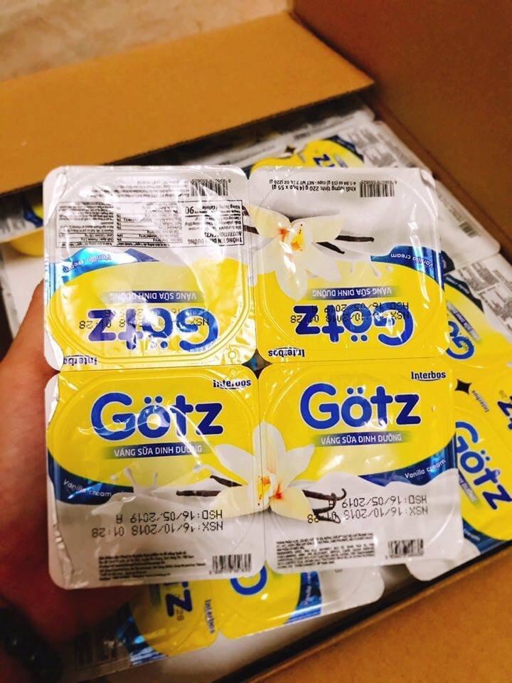 HOT  24 hộp váng sữa Gotz date mới