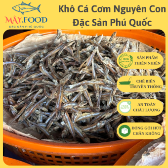 1Kg Khô Cá Cơm Phú Quốc Nguyên Con, Nguyên Vị.