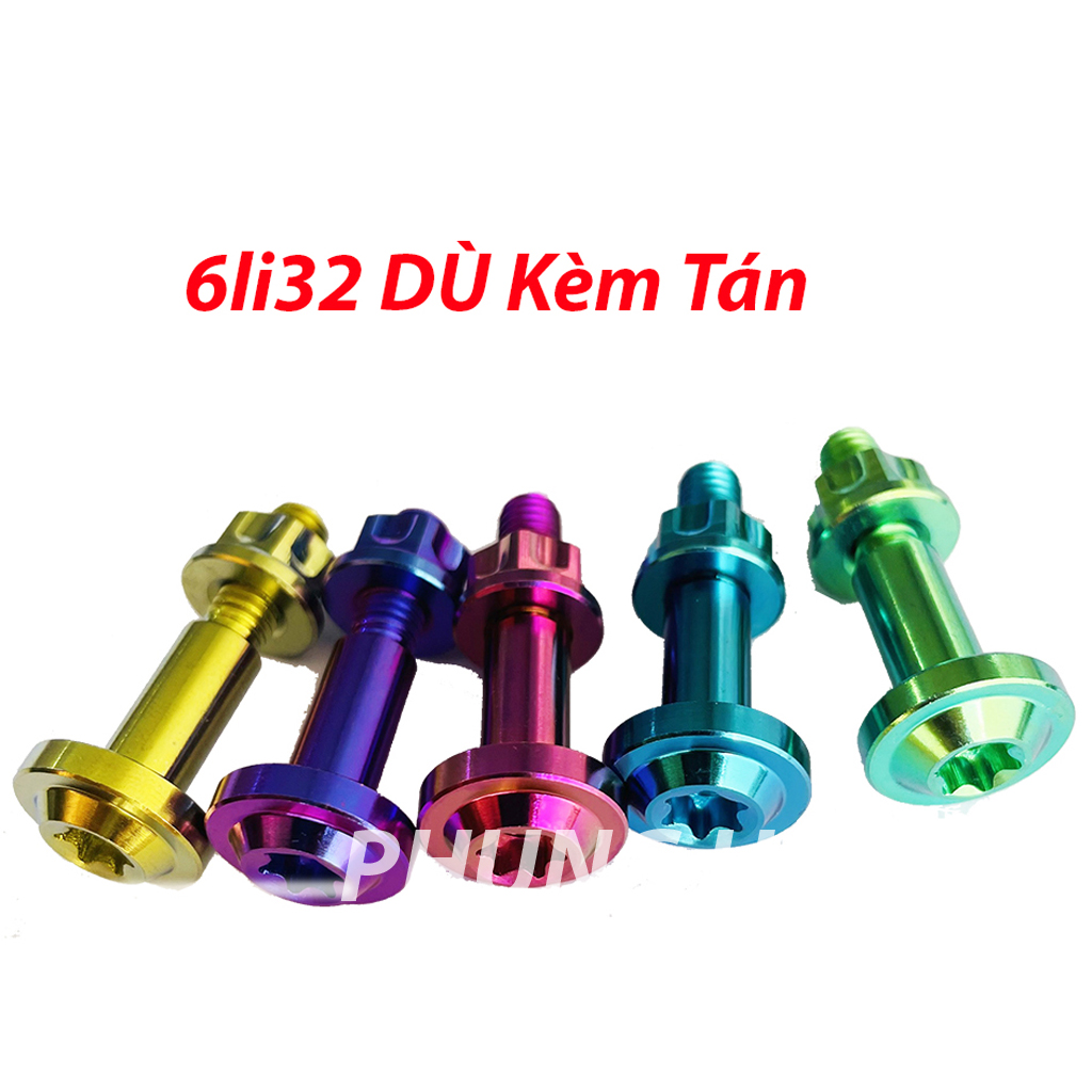 [HCM]Ốc Tay Thắng Xe Số Titan Gr5 Kèm Tán Cho Sirus/Sonic/Raider/Wave/Dream/Satria/Tarus-PHS