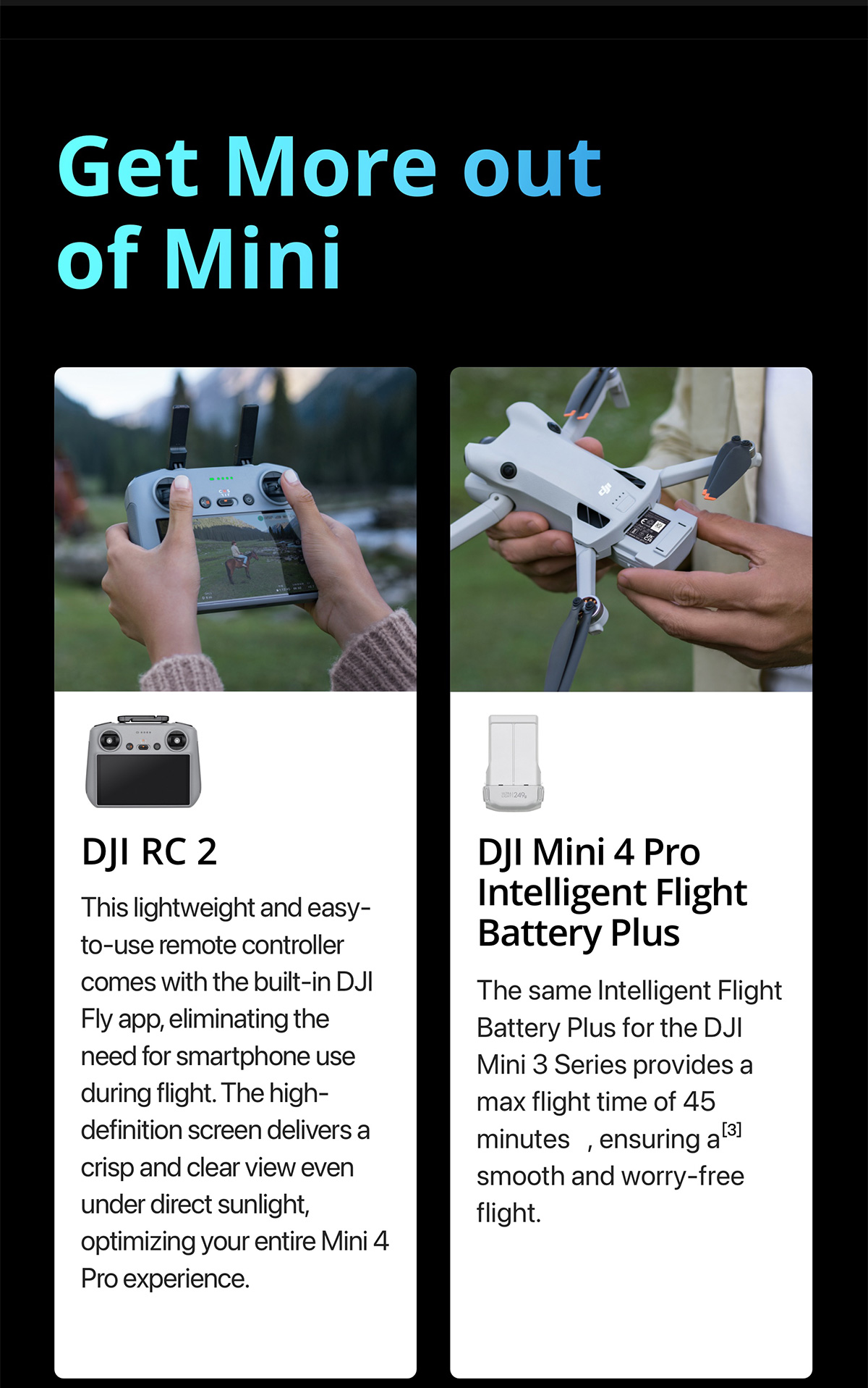 DJI Mini 4 Pro — дрон с камерой |