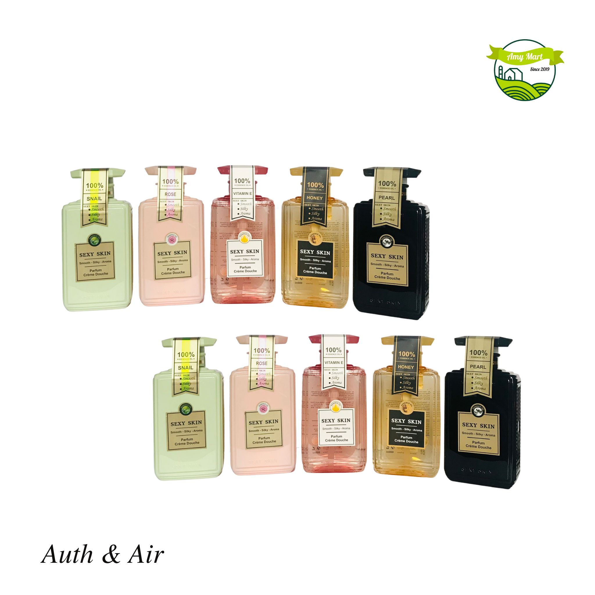 Sữa tắm nước hoa sexy skin parfum crème douche - pháp