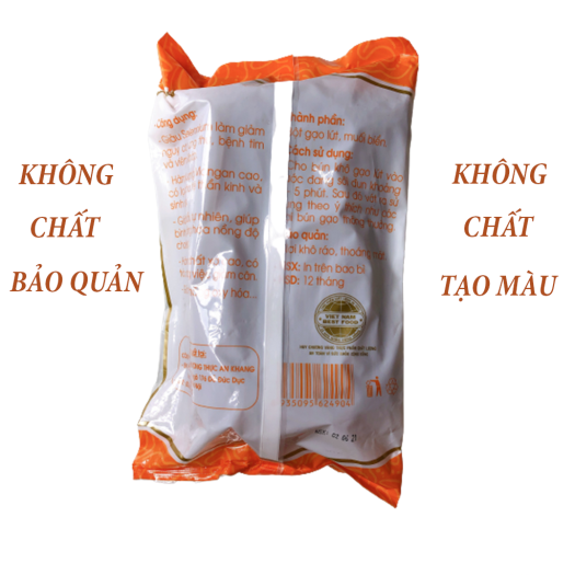 Hàng Hot [HCM]Bún gạo lứt An Khang (500g) bún gạo lức thực dưỡng Eatclean dùng để ăn kiêng giảm cân an toàn hiệu quả