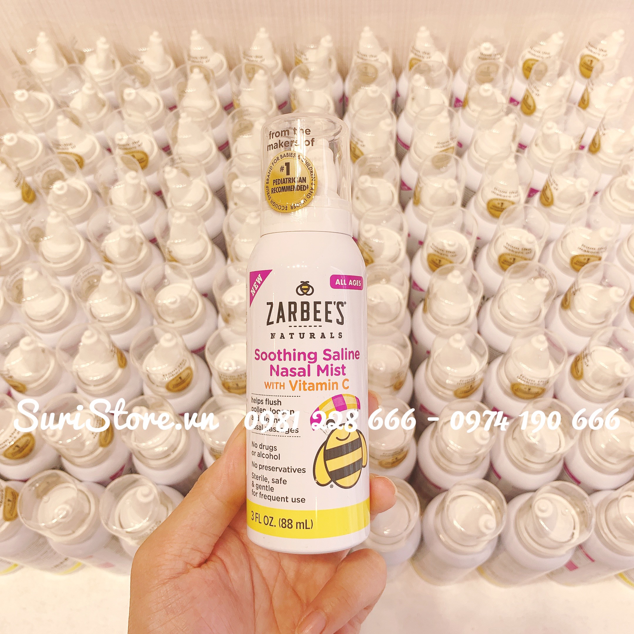 Xịt mũi zarbee's vitamin c - 88ml