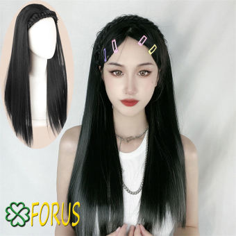 Tóc cài nửa đầu băng đô tết bính 870 😍FREESHIP😍 xược cài nửa đầu, băng đô tóc giả cài nửa đầu, cài băng đô nửa đầu