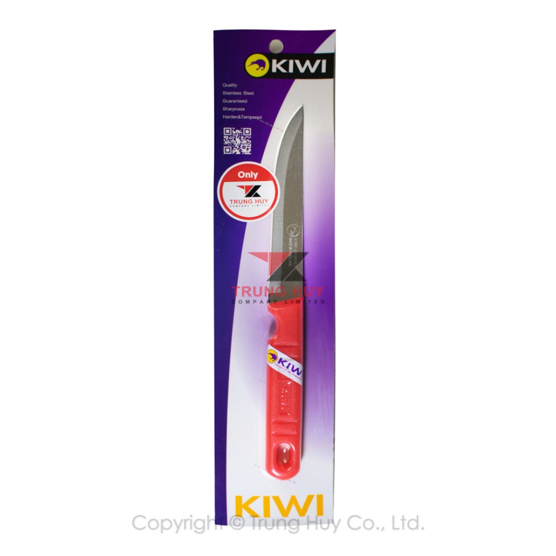 Dao gọt trái cây kiwi cán nhựa đỏ - r511