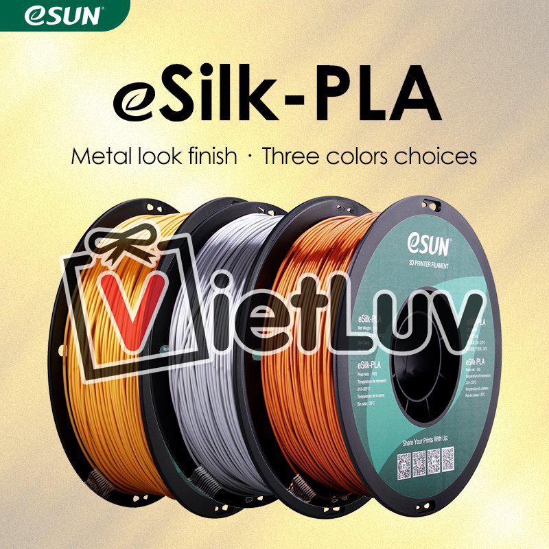 Nhựa in 3d esun esilk pla filament metal colors