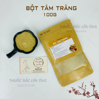 Bột tắm trắng thuốc bắc 100g, bột thuốc bắc 24 vị ủ trắng da, tẩy tế bào chết - Lãn Ông