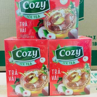 Thanh Hóa - Trà Vải Cozy Hòa Tan 18 túi x 15g