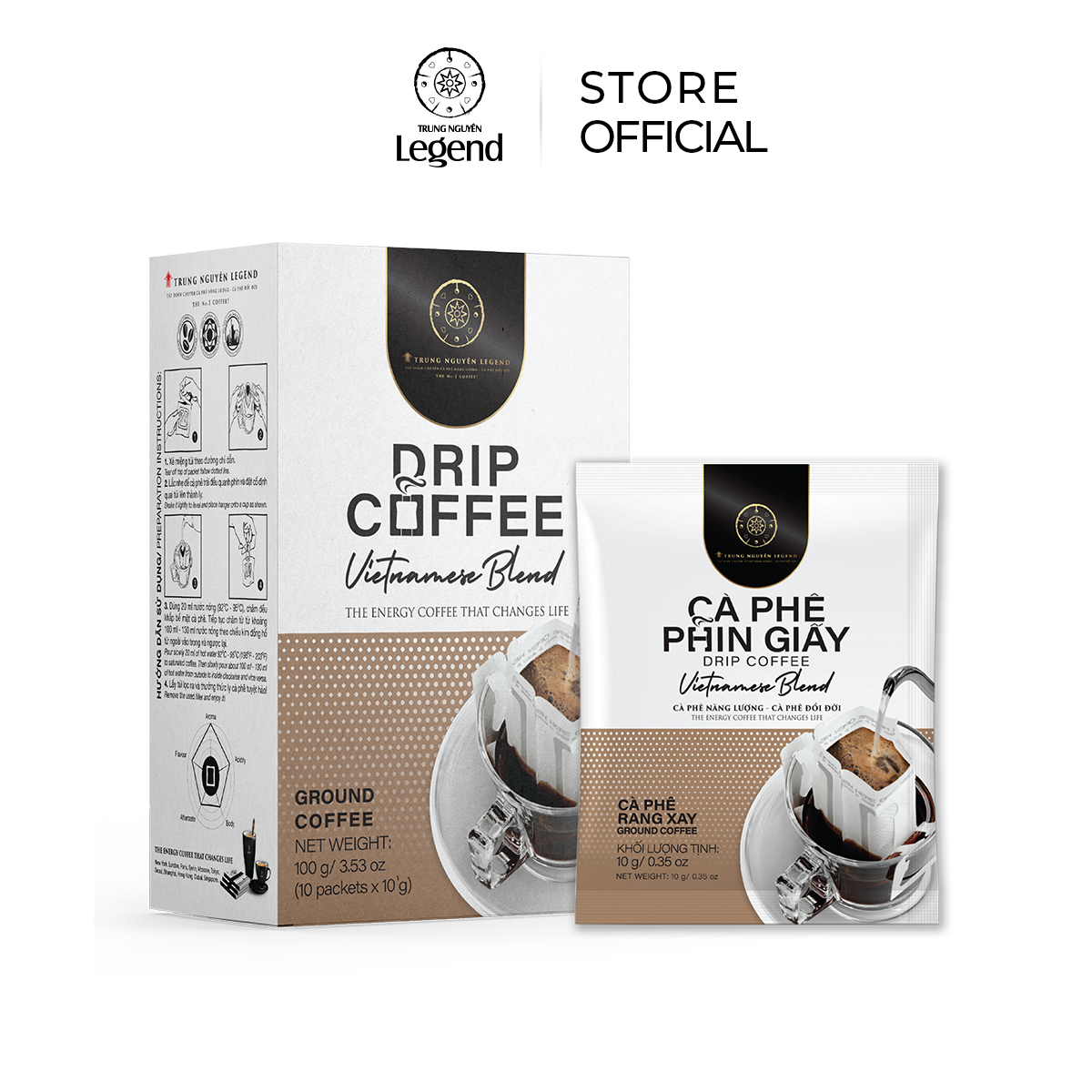 Cà Phê Rang Xay Phin Giấy – Vietnameses Blend