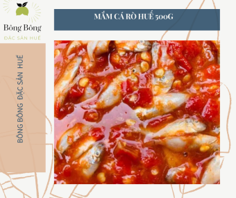 MẮM RÒ HUẾ, MẮM CÁ RÒ 500GRAM - ĐẶC SẢN HUẾ BÔNG BÔNG