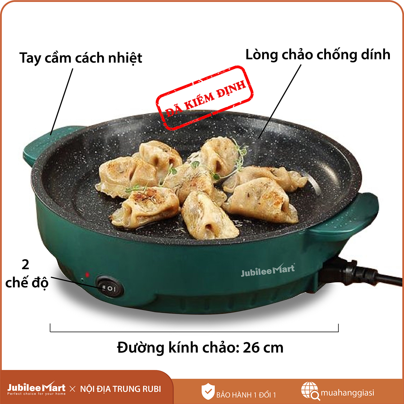 [MIỄN PHÍ VẬN CHUYỂN - GIAO HÀNG 24H] Chảo Nướng Điện Không Khói 26cm Đa Năng Cao Cấp Công Suất 600W Vân Đá Chống Dính - Chảo Nướng Điện Cao Cấp - Chảo Nướng Mini Chống Dính Công Nghệ Hàn Quốc Phủ Vân Đá -