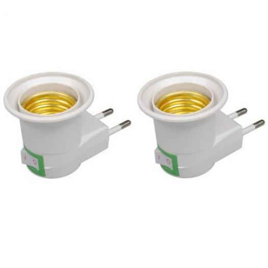 Đui bóng đèn E27 nhiều mẫu,Đui lò xo. công tắc E27 tiện dụng