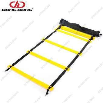 Dây thang tập thể lực BLACK Yellow, thang dây thể thao tập bóng cao cấp - DONGDONG
