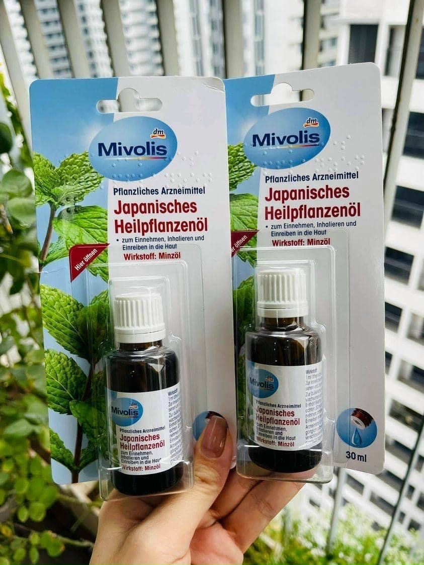 Tinh dầu bạc hà mivolis japanisches heilpflanzenol, 30 ml nội địa đức