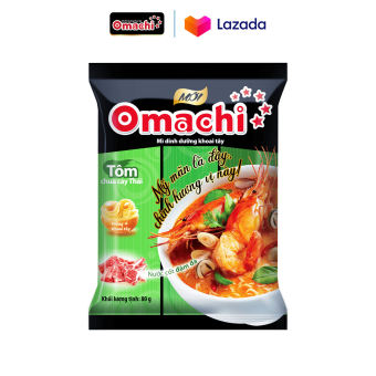 Mì Omachi Tôm Chua Cay Thái Gói 80g