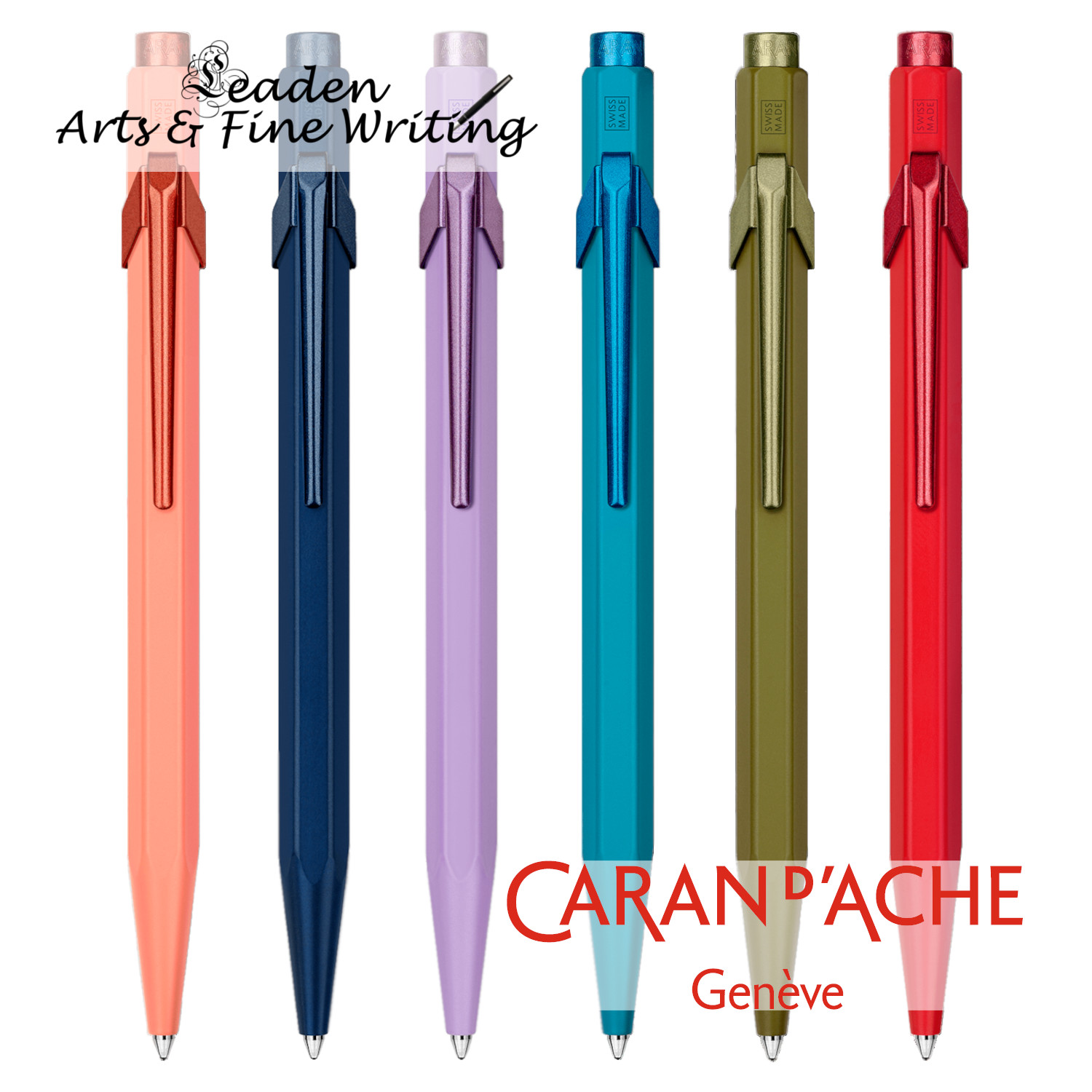 Caran d'Ache 849 Ballpoint Pen Claim Your Style Tangerine Limited Edit