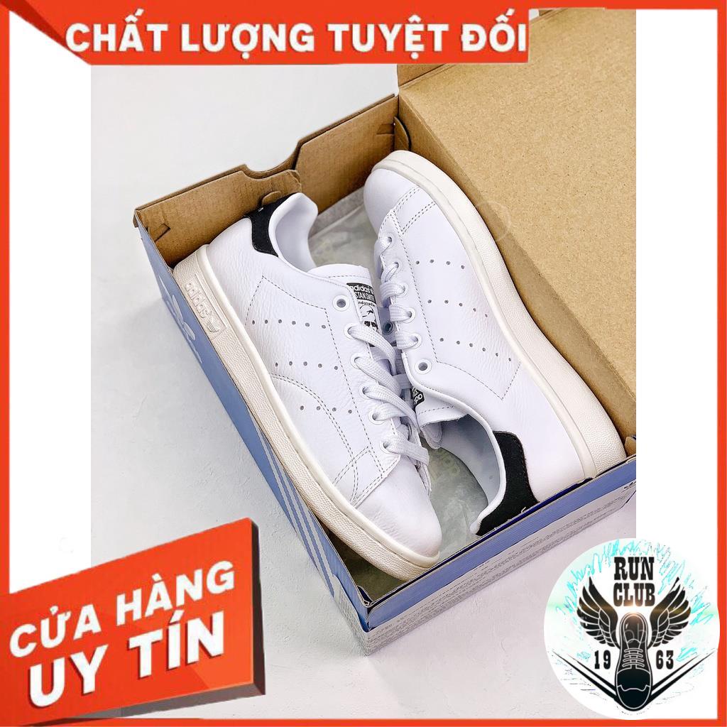 [VIDEO ẢNH THẬT+HỘP BẢO VỆ+FREESHIP] giầy thể thao Stan smith trắng gót đen thời trang nam nữ