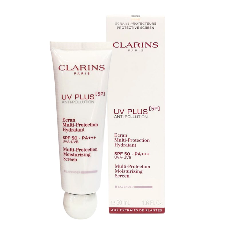 Kem chống nắng Clarins UV Plus Anti Pollution SPF50/PA+++ hộp 50ml của Pháp